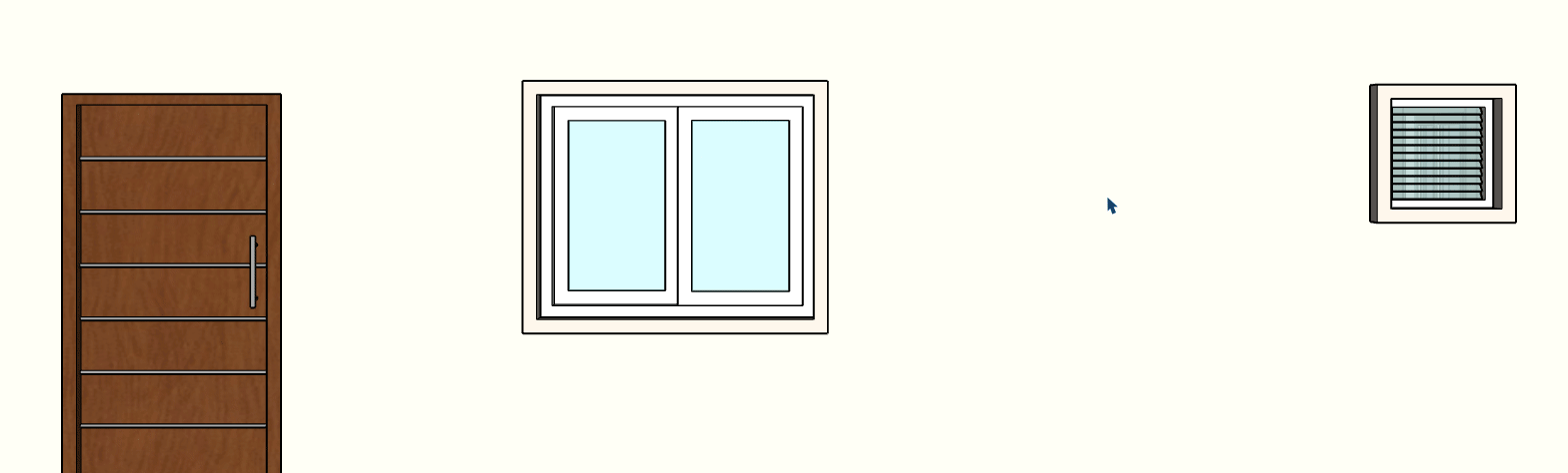 LizArk SketchUp tools for moving doors, windows, and ventilators