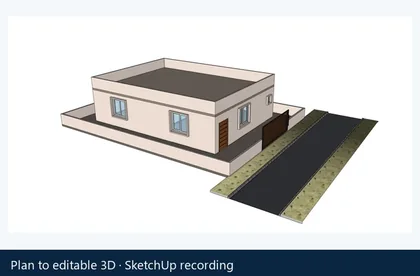 Lizark Generated building from SketchUp recording