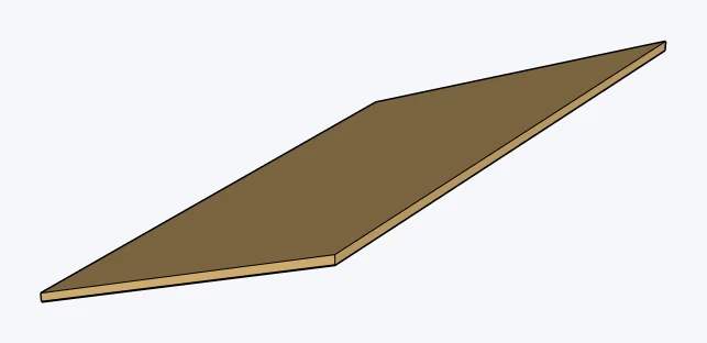 Mass timber / CLT shed roofs, exposed panel / slab, captured in SketchUp 2026 with Lizark