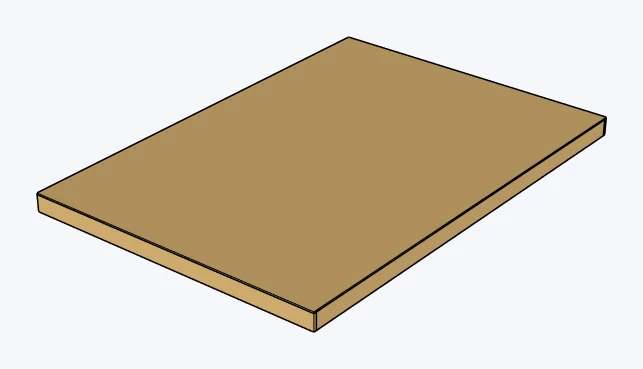 Wood light-frame floors and decking, structural surface / decking, captured in SketchUp 2026 with Lizark